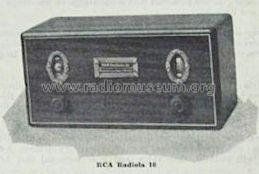 Radiola 16 AR-924; RCA RCA Victor Co. (ID = 980256) Radio