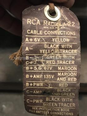 Radiola 22; RCA RCA Victor Co. (ID = 2172416) Radio