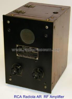 Radiola AR Preamp; RCA RCA Victor Co. (ID = 1759214) RF-Ampl.