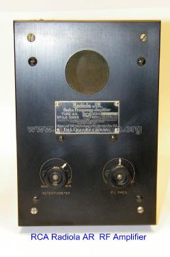 Radiola AR Preamp; RCA RCA Victor Co. (ID = 1759217) RF-Ampl.