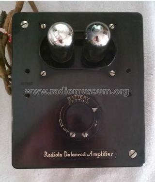 Radiola Balanced Amplifier Type AF; RCA RCA Victor Co. (ID = 1214524) Verst/Mix