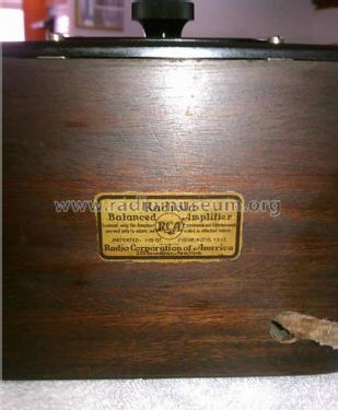 Radiola Balanced Amplifier Type AF; RCA RCA Victor Co. (ID = 1214526) Ampl/Mixer