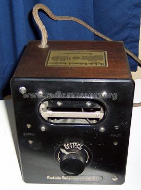 Radiola Balanced Amplifier Type AF Ampl/Mixer RCA RCA Victor Co