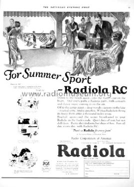 Radiola RC ; RCA RCA Victor Co. (ID = 267588) Radio