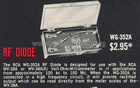 RF Diode WG-352-A; RCA RCA Victor Co. (ID = 498826) Equipment