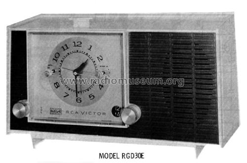 RGD30A, RGD30E, RGD30Y Ch= RC-1213R; RCA RCA Victor Co. (ID = 824515) Radio