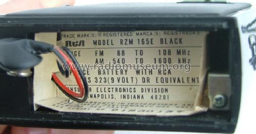 RZM 165E ; RCA RCA Victor Co. (ID = 271523) Radio