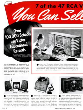 School Sound System ; RCA RCA Victor Co. (ID = 1806130) Misc