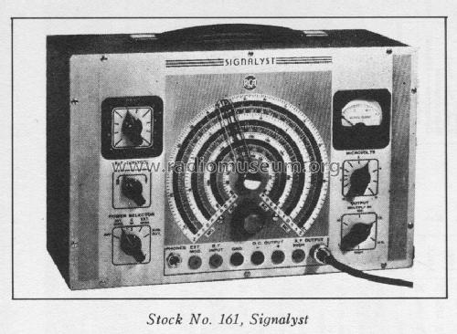 Signalyst 161 ; RCA RCA Victor Co. (ID = 992405) Equipment