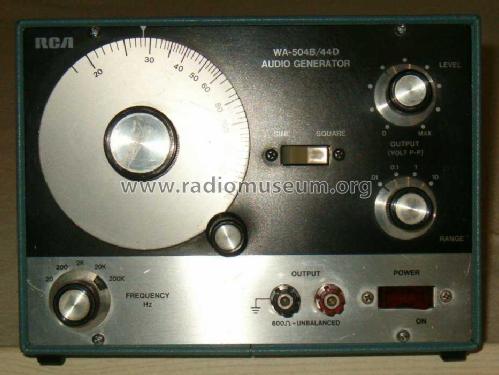 Sinus Rechteck Generator WA504B/44D; RCA RCA Victor Co. (ID = 866580) Equipment