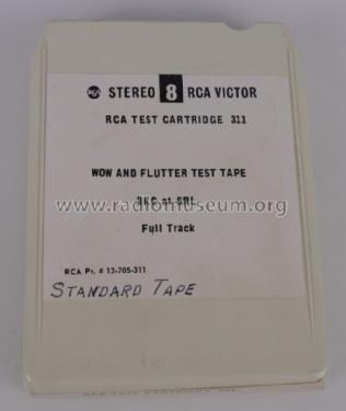 Stereo 8 Test Cartridge 311; RCA RCA Victor Co. (ID = 2823977) Equipment