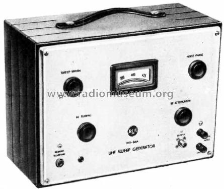 Sweep Generator WR-86A; RCA RCA Victor Co. (ID = 1895633) Equipment