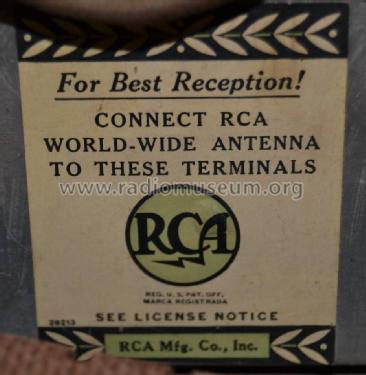 T11-8 ; RCA RCA Victor Co. (ID = 1623511) Radio