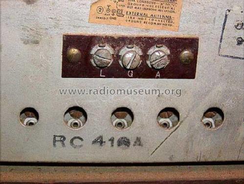 T80 Ch= RC-416A; RCA RCA Victor Co. (ID = 310940) Radio