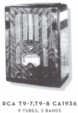 T9-8 ; RCA RCA Victor Co. (ID = 1569965) Radio