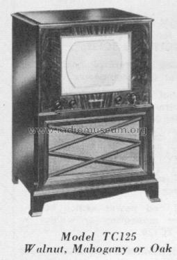 TC-125 Ch= KCS34C; RCA RCA Victor Co. (ID = 1375194) Televisore