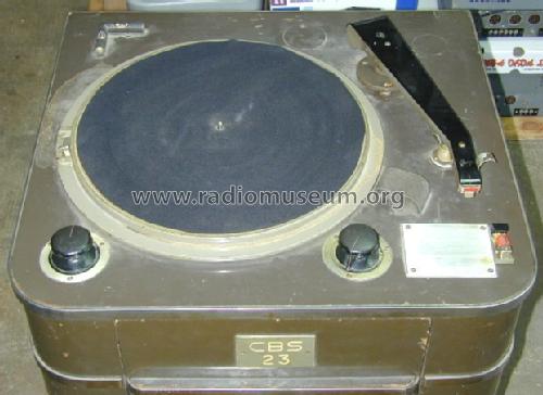 Transcription Turntable 70-C1; RCA RCA Victor Co. (ID = 618465) R-Player