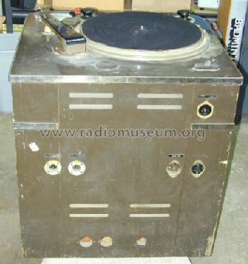 Transcription Turntable 70-C1; RCA RCA Victor Co. (ID = 618466) R-Player