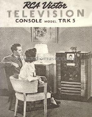 TRK-5 Ch= KC-3A, RC-429, RS- 89A; RCA RCA Victor Co. (ID = 668015) TV Radio