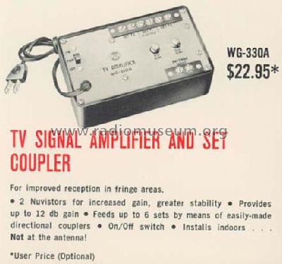 TV Amplifier WG-330-A; RCA RCA Victor Co. (ID = 498830) Equipment