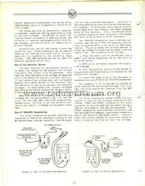 TV Isotap WP-25A Equipment RCA RCA Victor Co. Inc.; New York NY ...