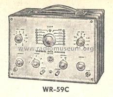 TV Sweep Generator WR-59C; RCA RCA Victor Co. (ID = 227303) Equipment