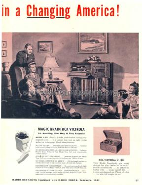 V-140 Ch= RC-572-A; RCA RCA Victor Co. (ID = 1031637) Radio