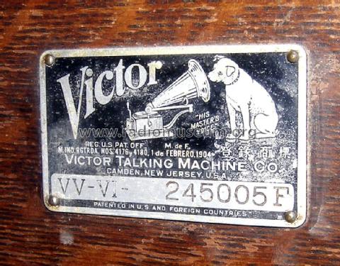 Victor VV-VI; RCA RCA Victor Co. (ID = 2379211) TalkingM