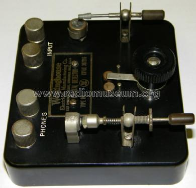 Westinghouse DB Crystal Detector; RCA RCA Victor Co. (ID = 836412) mod-pre26