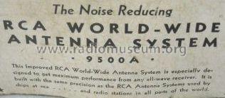 World Wide Antenna System 9500-A; RCA RCA Victor Co. (ID = 457880) Antenna