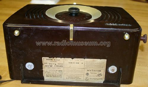 X-551 Ch= RC-1089B; RCA RCA Victor Co. (ID = 1231371) Radio