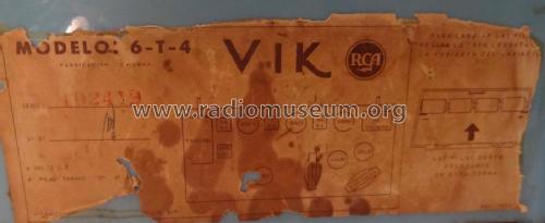 VIK 6-T-4; RCA, Corporacion de (ID = 2069223) Radio