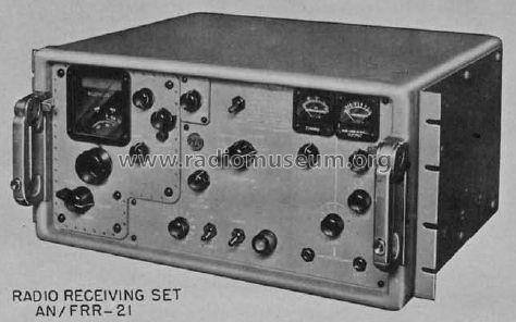 Radio Receiving Set AN/FRR-21 R-501/FRR-21; RCA Radiomarine (ID = 623373) Mil Re