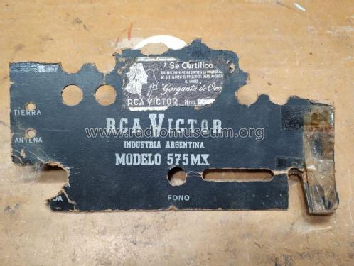 575MX; RCA Victor; Buenos (ID = 2914636) Radio