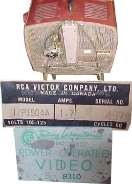 17PT904A ; RCA Victor (ID = 673871) Television