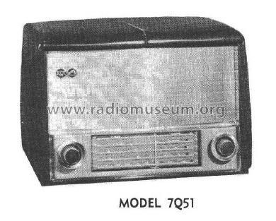 7Q51 ; RCA Victor (ID = 2231141) Radio