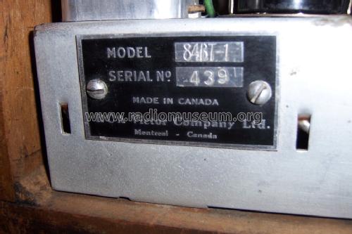 84BT-1; RCA Victor (ID = 1483333) Radio