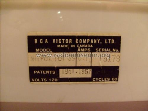 All Transistor Nipper Ten SS; RCA Victor (ID = 2934553) Radio