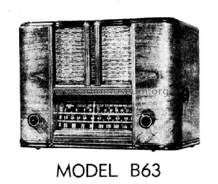 B63 ; RCA Victor (ID = 2235876) Radio