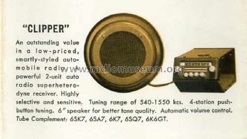 Clipper ; RCA Victor (ID = 1359562) Car Radio