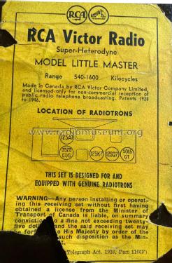 Little Master I & II ; RCA Victor (ID = 2838189) Radio