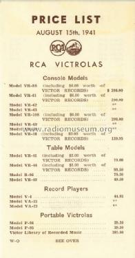 VR40 ; RCA Victor (ID = 1425954) Radio