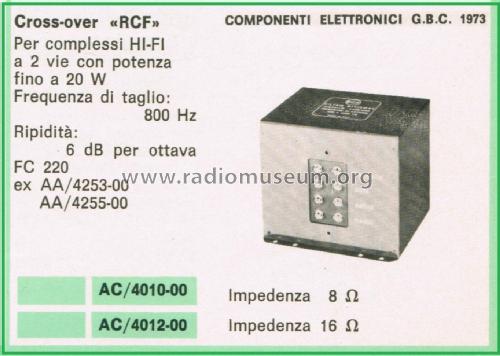 Cross-Over a Due Vie FC 220; RCF; Reggio Emilia (ID = 3115463) Misc