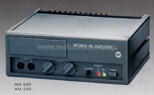 Mobile PA Amplifier AM-540; RCF; Reggio Emilia (ID = 1701963) Ampl/Mixer