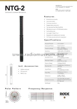 Dual-power Shotgun Microphone NTG2; RØDE Microphones; (ID = 2795418) Mikrofon/TA