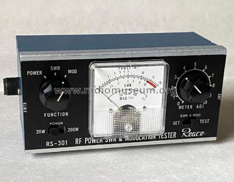 RF Power SWR & Modulation Tester RS-301; Reace Electronics (ID = 3098348) Amateur-D