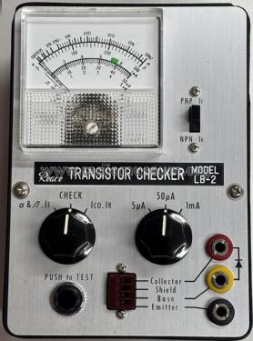 Transistor Checker LB-2; Reace Electronics (ID = 3118504) Equipment