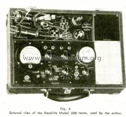 Set Tester 1000; Readrite Meter Works (ID = 1881854) Equipment