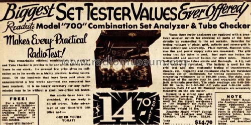 Tester 700; Readrite Meter Works (ID = 674887) Equipment