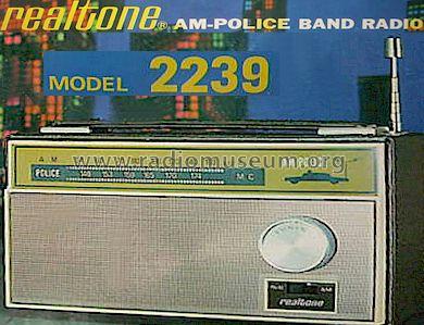 AM Police 2239; Realtone Electronics (ID = 642573) Radio